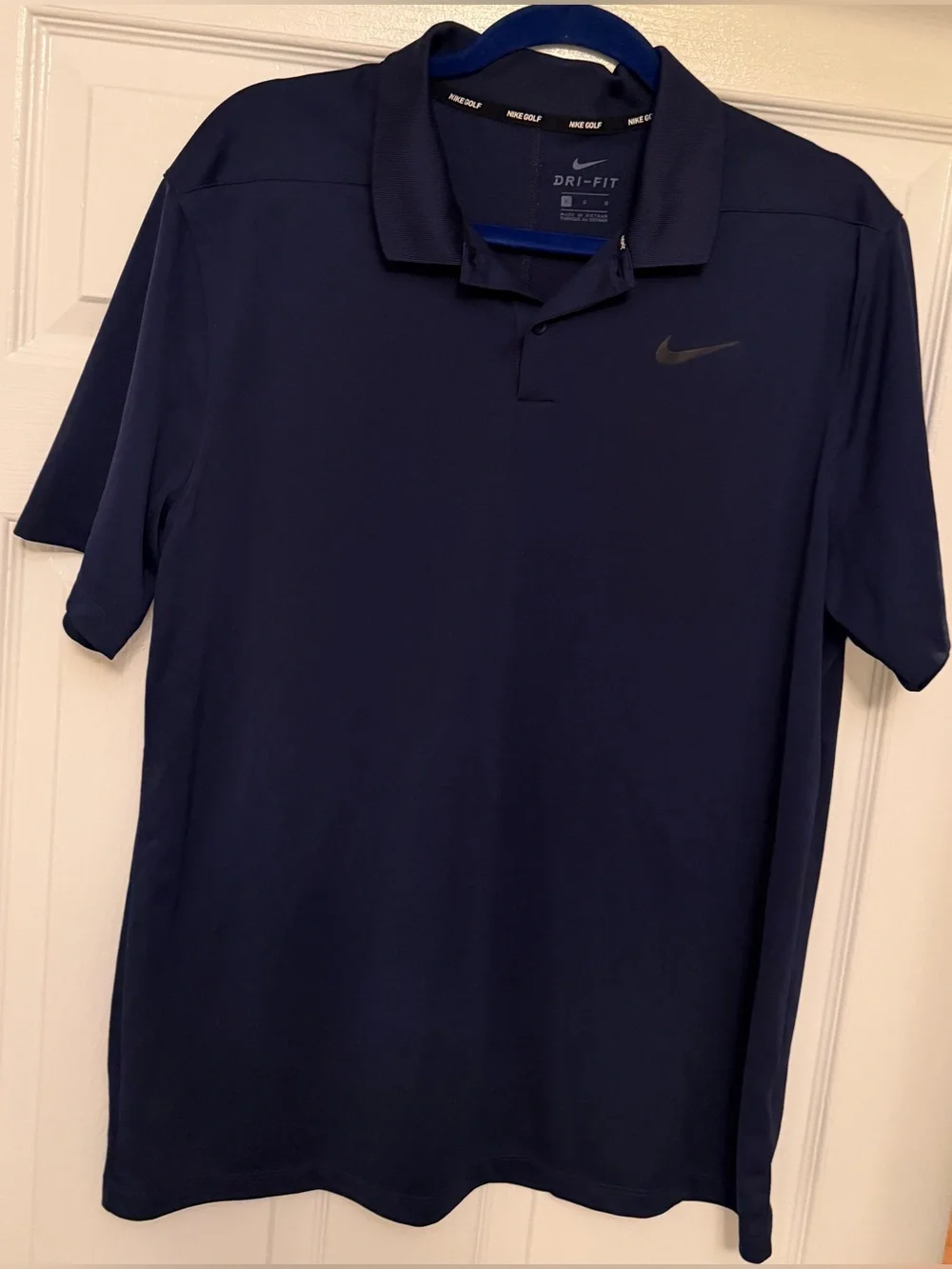 Nike Men's Navy Short-Sleeve Polo